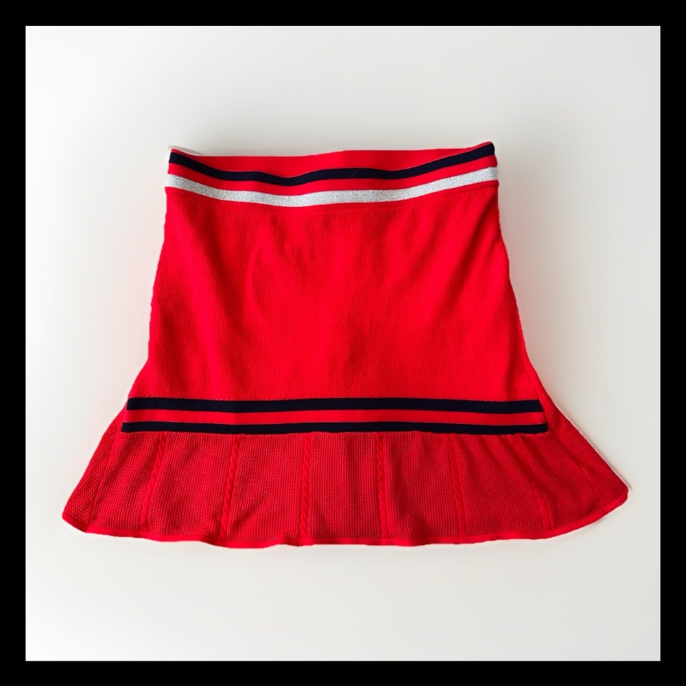 Movetes Women's Cricket Knit Red Golf Skort Size M